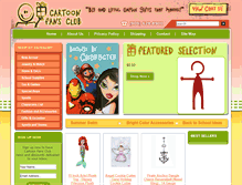 Tablet Screenshot of cartoonfansclub.com